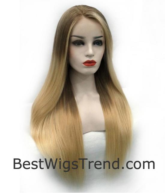 Power Remy Human Hair Lace Wig | Glueless Full Lace Wigs, Silk Straight - 1